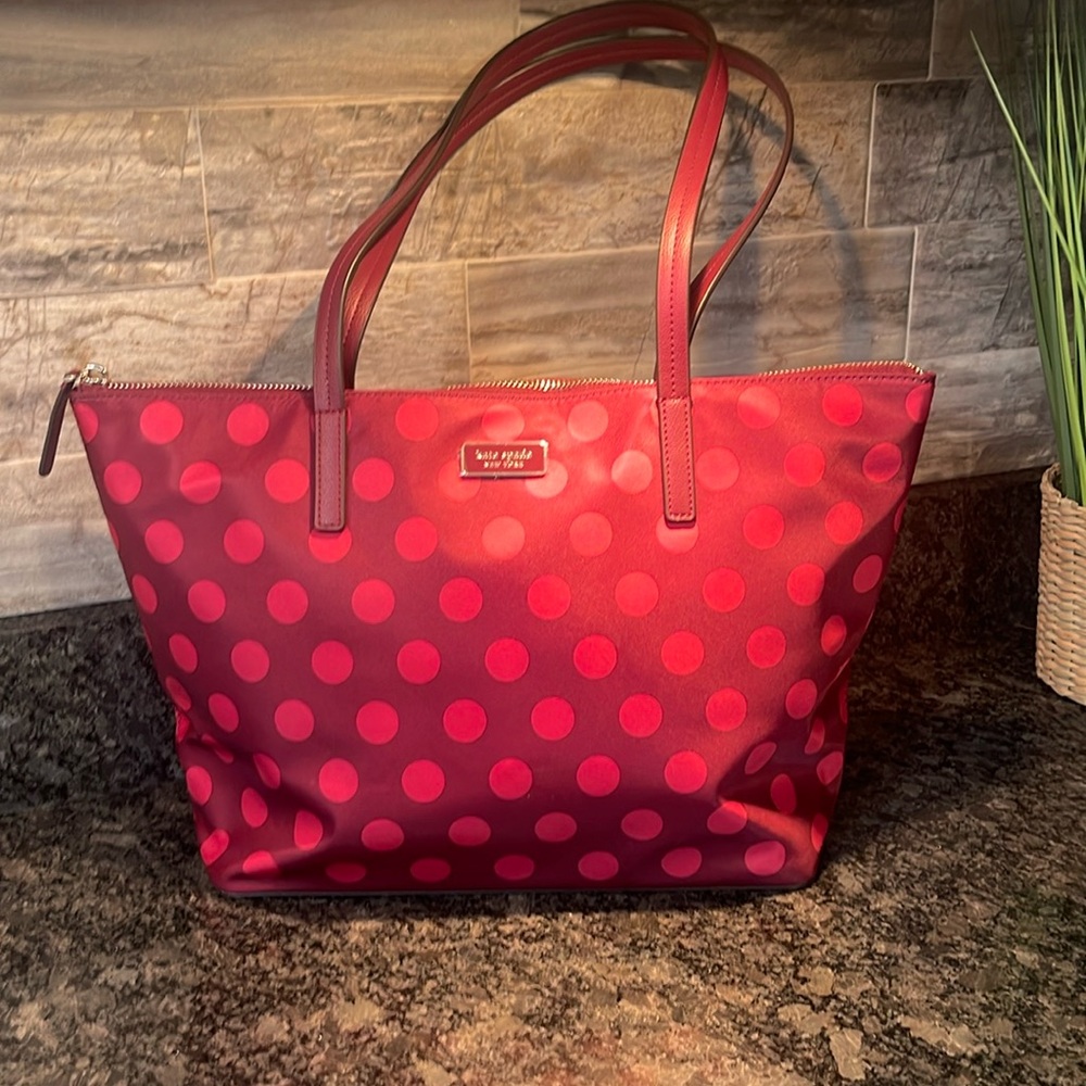 Kate Spade Nylon Tote Spring Bag GUC
